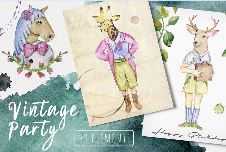 [Creativemarket] Vintage Party_0.jpg
